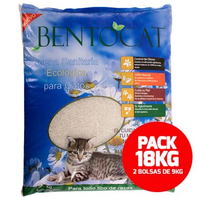 Bentocat - Arena Sanitaria - Pack 18kg Bentocat - Arena Sanitaria - Pack 18kg