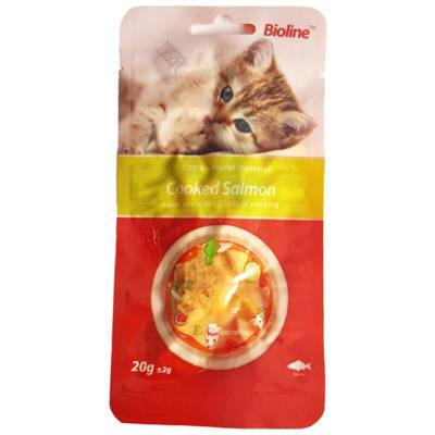 Bioline Salmón Cocido 20gr Bioline Salmón Cocido 20gr