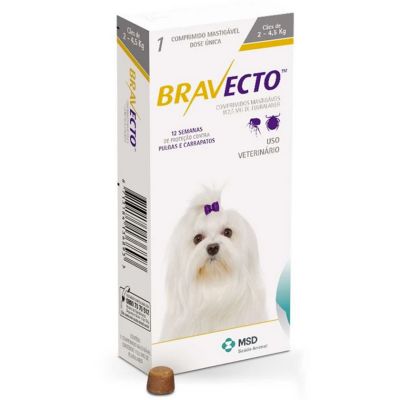 Bravecto 2 a 4.5kg Desparasitante Bravecto 2 a 4.5kg Desparasitante