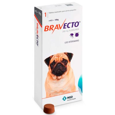 Bravecto 4.5 a 10kg Desparasitante Bravecto 4.5 a 10kg Desparasitante