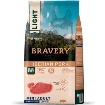 Bravery Iberian Pork Adult Light Mini 2kg Bravery Iberian Pork Adult Light Mini 2kg