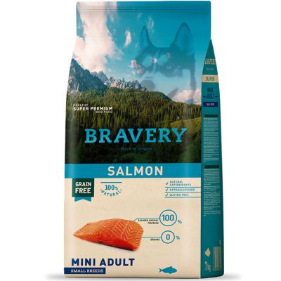 Bravery Salmon Mini Adult 2kg Bravery Salmon Mini Adult 2kg