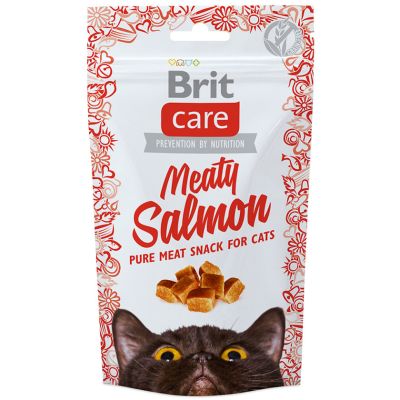 Brit Care Cat Snack Meaty Salmon 50gr Brit Care Cat Snack Meaty Salmon 50gr
