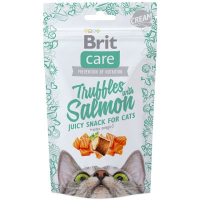 Brit Care Cat Snack Truffles Salmon 50gr Brit Care Cat Snack Truffles Salmon 50gr