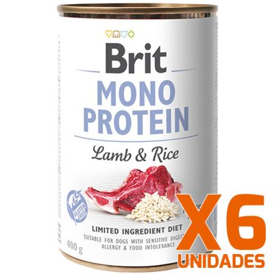 Brit Care Mono Protein Cordero y Arroz Pack 6 Unidades Brit Care Mono Protein Cordero y Arroz Pack 6 Unidades