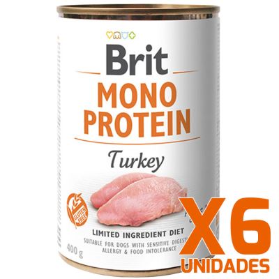 Brit Care Mono Protein Pavo Pack 6 Unidades Brit Care Mono Protein Pavo Pack 6 Unidades