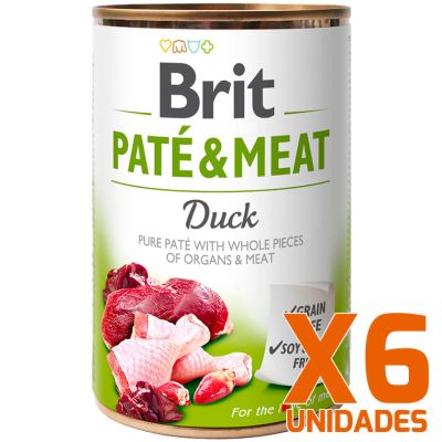 Brit Care Paté & Meat Duck - Pack 6 Unidades Brit Care Paté & Meat Duck - Pack 6 Unidades