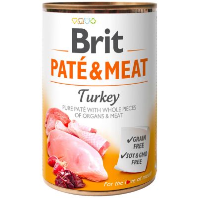 Brit Care Paté & Meat Turkey 400gr Brit Care Paté & Meat Turkey 400gr