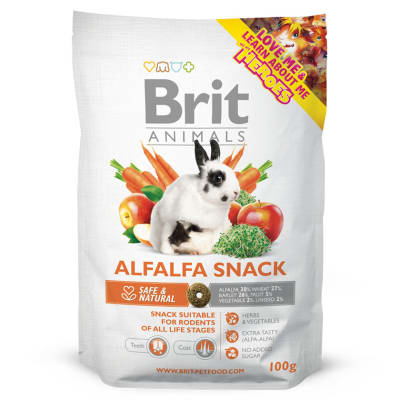 Brit Animals Alfalfa Snack para Roedores 100gr Brit Animals Alfalfa Snack para Roedores 100gr