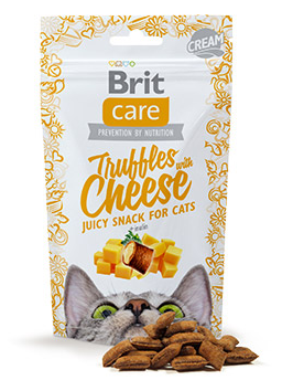 Brit Care Cat Snack Truffles Cheese 50gr Brit Care Cat Snack Truffles Cheese 50gr