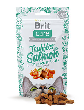 Brit Care Cat Snack Truffles Salmon 50gr Brit Care Cat Snack Truffles Salmon 50gr