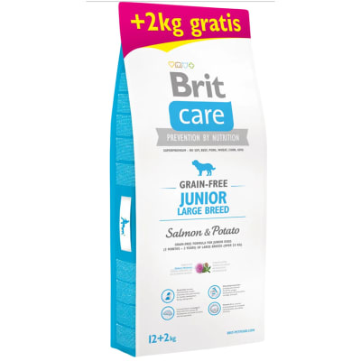 Brit Care Junior Large Breed Salmon 12kg + 2kg Gratis! Brit Care Junior Large Breed Salmon 12kg + 2kg Gratis!