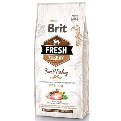 Brit Fresh Pavo y Guisantes Perros con Sobrepeso 12kg Brit Fresh Pavo y Guisantes Perros con Sobrepeso 12kg