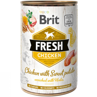 Brit Fresh Perro con Pollo y Papas 400gr Brit Fresh Perro con Pollo y Papas 400gr