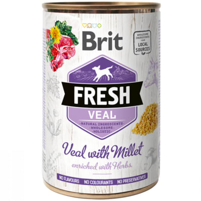 Brit Fresh Perros con Vacuno y Mijo 400gr Brit Fresh Perros con Vacuno y Mijo 400gr