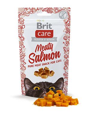 Brit Care Cat Snack Meaty Salmon 50gr Brit Care Cat Snack Meaty Salmon 50gr