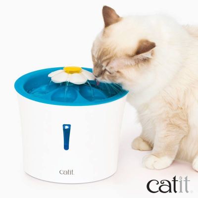 Cat it Fuente Bebedera Flor con luces Led 3Ltrs Cat it Fuente Bebedera Flor con luces Led 3Ltrs