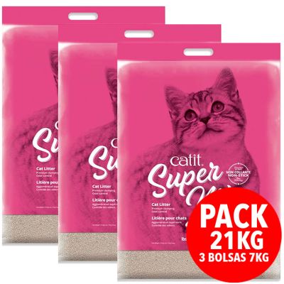 Cat it Super Mix - Arena Sanitaria 7kg x 3 Unidades Pack 21kg Cat it Super Mix - Arena Sanitaria 7kg x 3 Unidades Pack 21kg