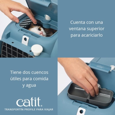 Cat It Transportador Voyageur Medium Cereza Cat It Transportador Voyageur Medium Cereza