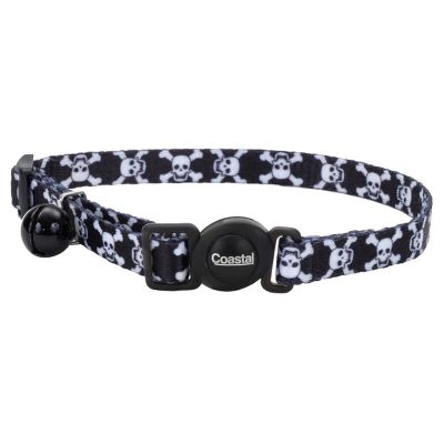 Coastal Fashion Collar Black Skulls Cat Coastal Fashion Collar Black Skulls Cat