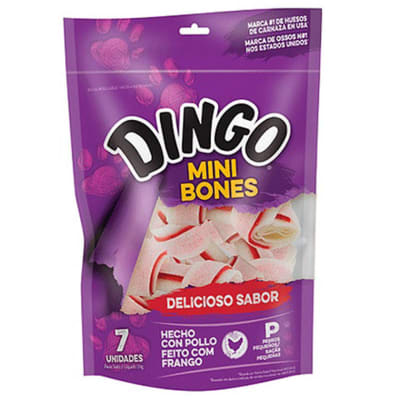 Dingo Mini Bone 7 Unidades 70gr Dingo Mini Bone 7 Unidades 70gr