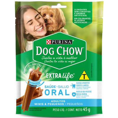 DOG CHOW® Salud Oral para Minis y Pequeños 45gr DOG CHOW® Salud Oral para Minis y Pequeños 45gr