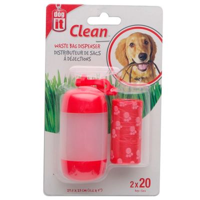 Dog It Dispensador de bolsas Rojo Dog It Dispensador de bolsas Rojo