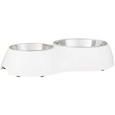 Dog it Style Plato doble blanco 160 y 350ml Dog it Style Plato doble blanco 160 y 350ml