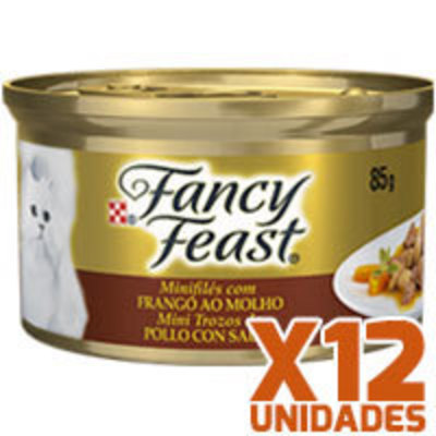 Fancy Feast - Pollo en Salsa x 12 unidades Fancy Feast - Pollo en Salsa x 12 unidades