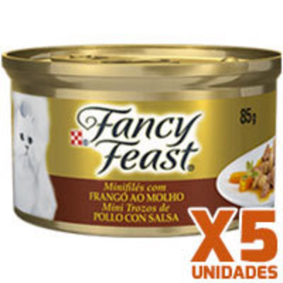 Fancy Feast - Pollo en Salsa x 5 unidades Fancy Feast - Pollo en Salsa x 5 unidades