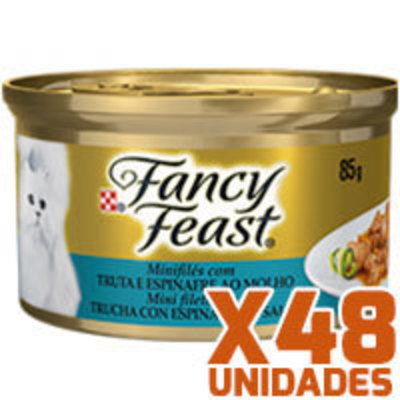 Fancy Feast - Trucha Espinaca x 48 unidades Fancy Feast - Trucha Espinaca x 48 unidades