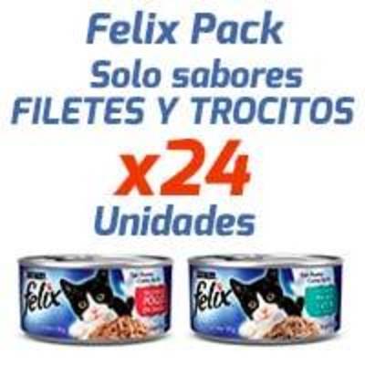Felix en Latas - Filetes y Trozos - Pack 24 Unidades Felix en Latas - Filetes y Trozos - Pack 24 Unidades
