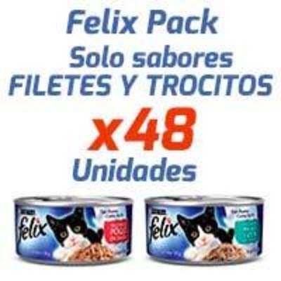 Felix en Latas - Filetes y Trozos - Pack 48 Unidades Felix en Latas - Filetes y Trozos - Pack 48 Unidades