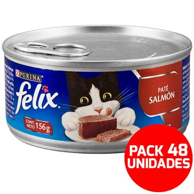 Felix en Latas - Solo Paté Salmón - Pack 48 unidades Felix en Latas - Solo Paté Salmón - Pack 48 unidades