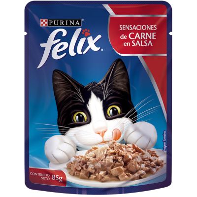 Felix Adultos Carne en Salsa 85gr Felix Adultos Carne en Salsa 85gr