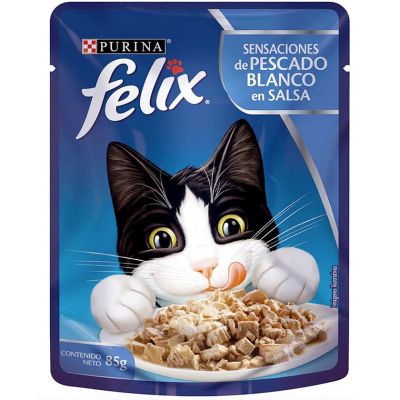 Felix Adultos Pescado Blanco 85gr Felix Adultos Pescado Blanco 85gr