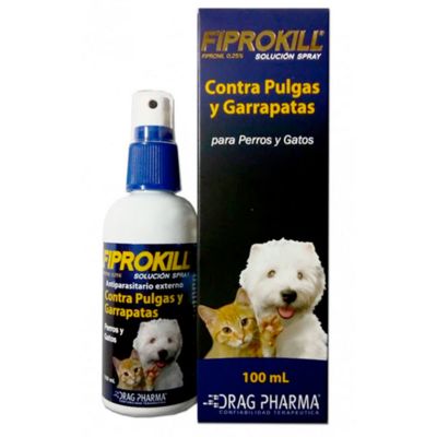 Fiprokill Spray Anti Pulgas y Garrapatas 100ml Fiprokill Spray Anti Pulgas y Garrapatas 100ml