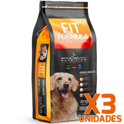 Fit Formula Adulto 20kg X 3 unidades Fit Formula Adulto 20kg X 3 unidades