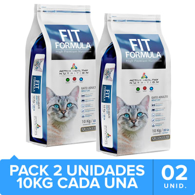 Fit Formula Gato Adulto 10kg X 2 Unidades Fit Formula Gato Adulto 10kg X 2 Unidades