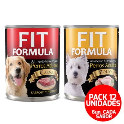 Fit Formula Latas Surtido Para Perros Adultos Pack 12 unidades Fit Formula Latas Surtido Para Perros Adultos Pack 12 unidades