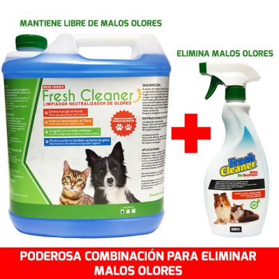 Fresh Cleaner Original 5 Litros + Fresh Cleaner Urine Bio Destroyer 500ml Fresh Cleaner Original 5 Litros + Fresh Cleaner Urine Bio Destroyer 500ml