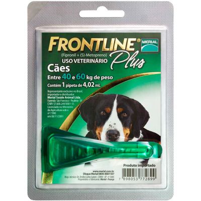 Frontline Plus Pipetas 40 a 60kg Frontline Plus Pipetas 40 a 60kg