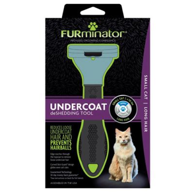 FURminator LONG HAIR deShedding Tools FOR CAT Small FURminator LONG HAIR deShedding Tools FOR CAT Small
