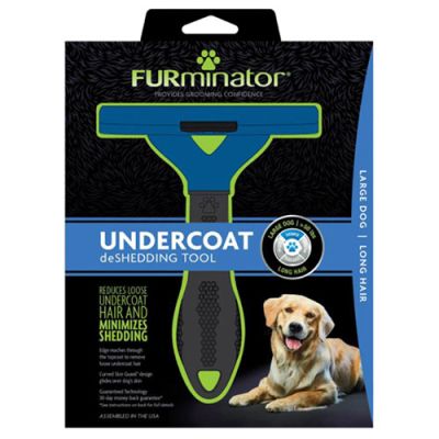 FURminator LONG HAIR deShedding Tools FOR DOG Large FURminator LONG HAIR deShedding Tools FOR DOG Large