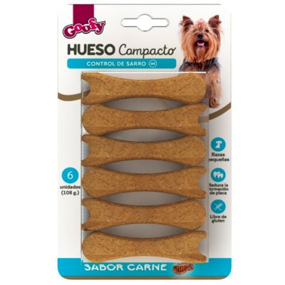 Goofy Hueso Compacto Raza Pequeña 6 Unidades Goofy Hueso Compacto Raza Pequeña 6 Unidades