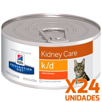 Hills k/d Felino Renal Lata Pack 24 Unidades Hills k/d Felino Renal Lata Pack 24 Unidades