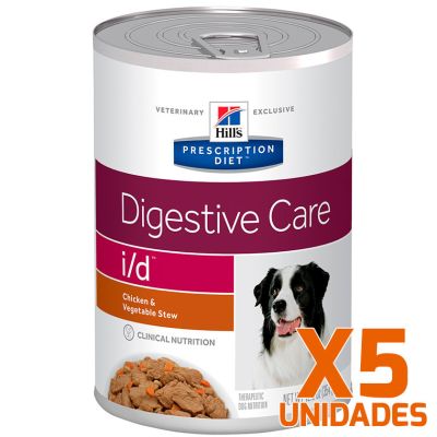 Hills i/D Canino Gastro Intestinal Lata 370gr Pack 5 unidades Hills i/D Canino Gastro Intestinal Lata 370gr Pack 5 unidades