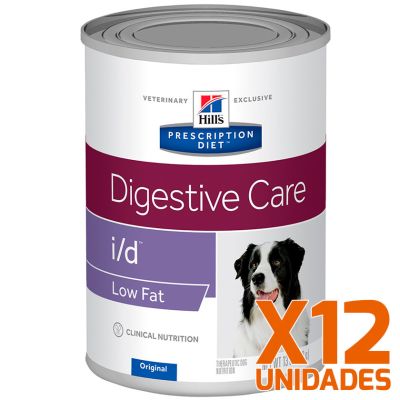 Hills i/d Canino Gastro Intestinal Low Fat Lata 370gr Pack 12 unidades Hills i/d Canino Gastro Intestinal Low Fat Lata 370gr Pack 12 unidades