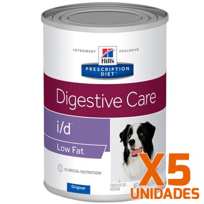 Hills i/d Canino Gastro Intestinal Low Fat Lata 370gr Pack 5 unidades Hills i/d Canino Gastro Intestinal Low Fat Lata 370gr Pack 5 unidades