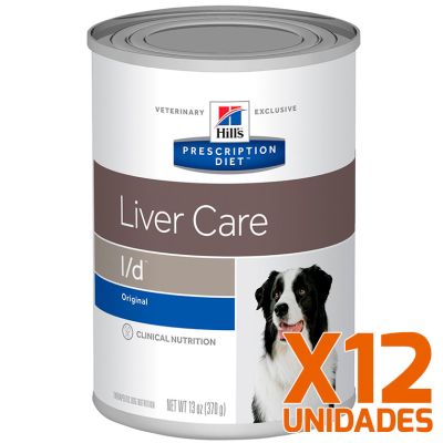 Hills L/d Canino Hepatic Lata 370gr Pack 12 unidades Hills L/d Canino Hepatic Lata 370gr Pack 12 unidades